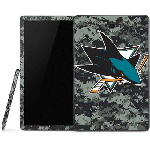 NHL San Jose Sharks Camo Samsung Galaxy Tab Skin