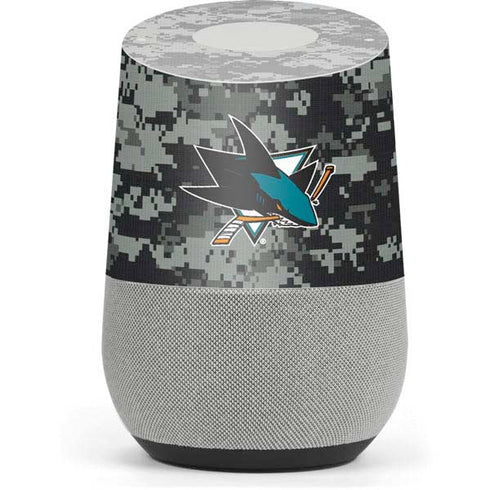 NHL San Jose Sharks Camo Google Home Skin