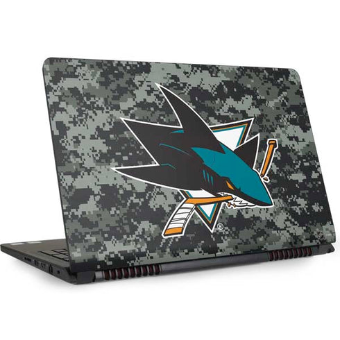 NHL San Jose Sharks Camo Dell Inspiron Skin