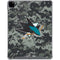 NHL San Jose Sharks Camo iPad Pro 12.9in (2020) Clear Case