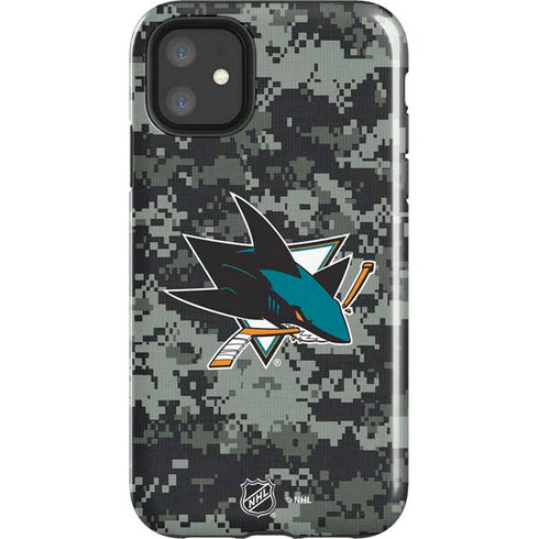 NHL San Jose Sharks Camo iPhone 11 Impact Case
