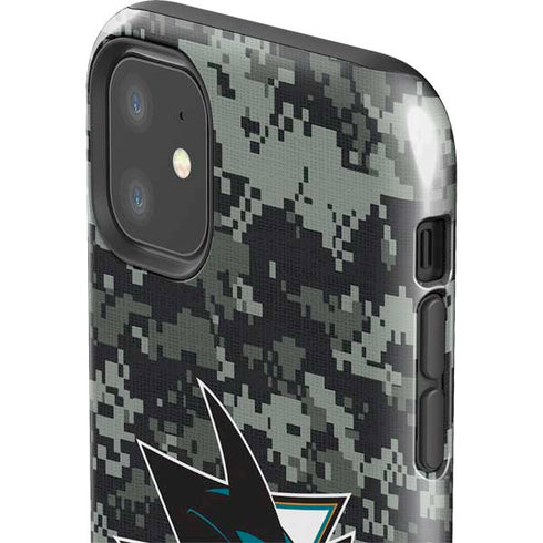 NHL San Jose Sharks Camo iPhone 11 Impact Case