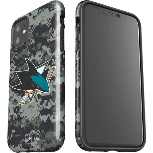 NHL San Jose Sharks Camo iPhone 11 Impact Case