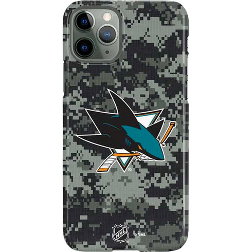 NHL San Jose Sharks Camo iPhone 11 Pro Lite Case