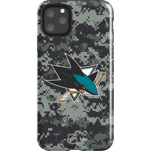 NHL San Jose Sharks Camo iPhone 11 Pro Max Impact Case