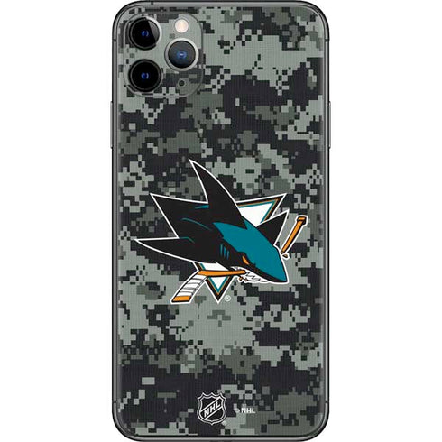 NHL San Jose Sharks Camo iPhone 11 Pro Max Skin