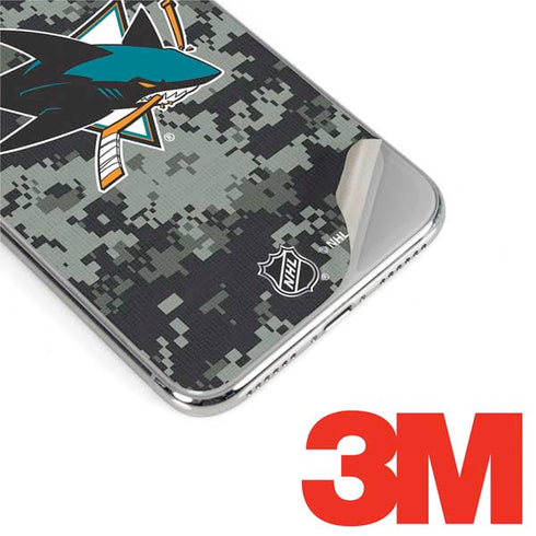 NHL San Jose Sharks Camo iPhone 11 Pro Skin