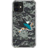 NHL San Jose Sharks Camo iPhone 12 Clear Case