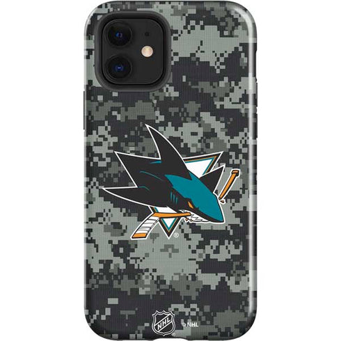 NHL San Jose Sharks Camo iPhone 12 Impact Case