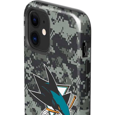 NHL San Jose Sharks Camo iPhone 12 Impact Case