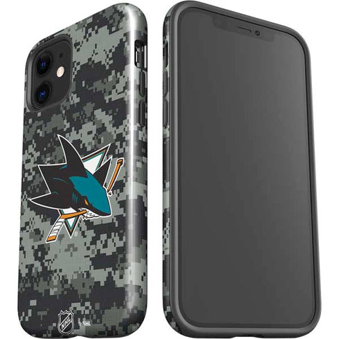 NHL San Jose Sharks Camo iPhone 12 Impact Case