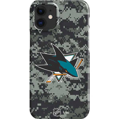 NHL San Jose Sharks Camo iPhone 12 Mini Lite Case