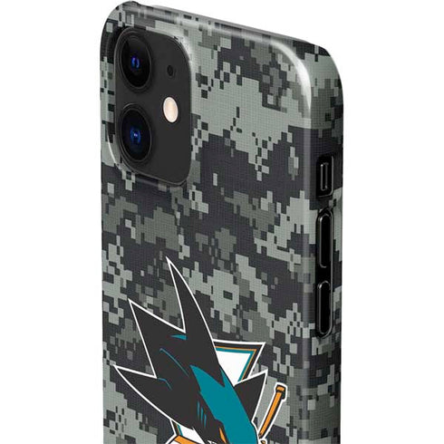 NHL San Jose Sharks Camo iPhone 12 Mini Lite Case