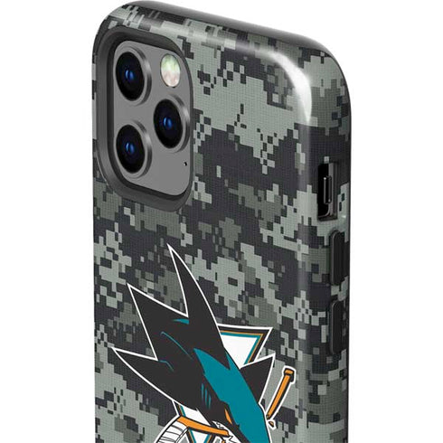 NHL San Jose Sharks Camo iPhone 12 Pro Impact Case