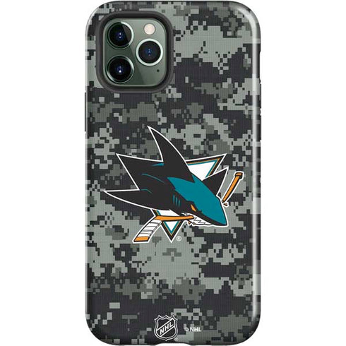 NHL San Jose Sharks Camo iPhone 12 Pro Max Impact Case