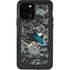 NHL San Jose Sharks Camo iPhone 12 Pro Waterproof Case