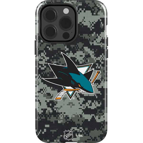 NHL San Jose Sharks Camo iPhone 13 Pro Impact Case