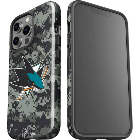 NHL San Jose Sharks Camo iPhone 13 Pro Impact Case