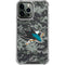 NHL San Jose Sharks Camo iPhone 13 Pro Max Clear Case
