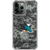 NHL San Jose Sharks Camo iPhone 13 Pro Max Clear Case