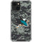 NHL San Jose Sharks Camo iPhone 14 Clear Case