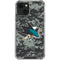 NHL San Jose Sharks Camo iPhone 14 Plus Clear Case