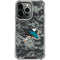 NHL San Jose Sharks Camo iPhone 15 Pro Clear Case