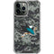NHL San Jose Sharks Camo iPhone 14 Pro Max Clear Case