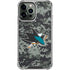 NHL San Jose Sharks Camo iPhone 14 Pro Max Clear Case