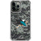 NHL San Jose Sharks Camo iPhone 15 Pro Max Clear Case