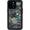 NHL San Jose Sharks Camo iPhone 14 Pro Max Waterproof Case