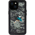 NHL San Jose Sharks Camo iPhone 15 Waterproof Case