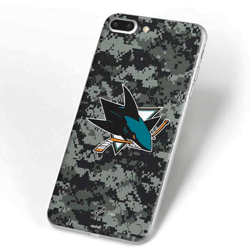NHL San Jose Sharks Camo iPhone 7 Plus Skin