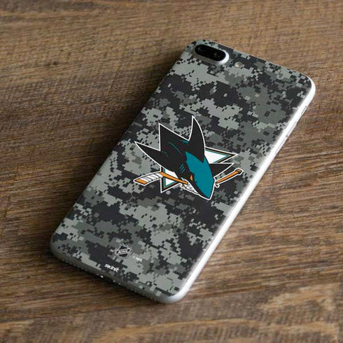 NHL San Jose Sharks Camo iPhone 7 Plus Skin