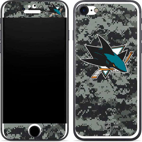NHL San Jose Sharks Camo iPhone 7 Skin