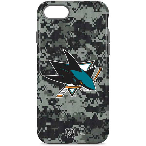 NHL San Jose Sharks Camo iPhone 8 Pro Case