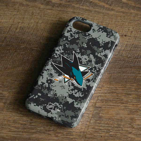 NHL San Jose Sharks Camo iPhone 8 Pro Case