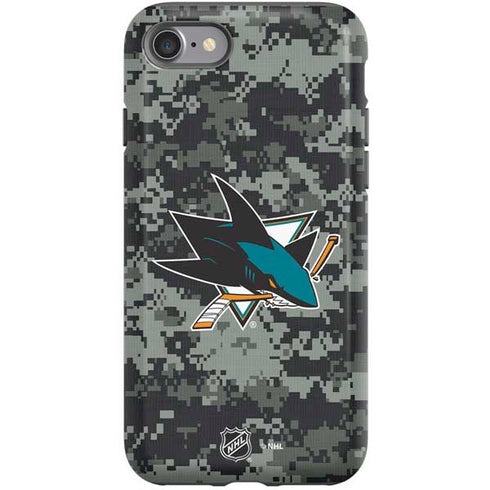NHL San Jose Sharks Camo iPhone SE (2nd & 3rd Gen) Pro Case