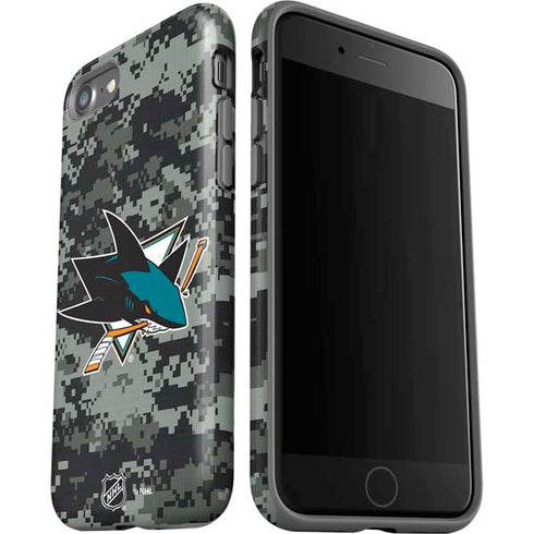 NHL San Jose Sharks Camo iPhone SE (2nd & 3rd Gen) Pro Case