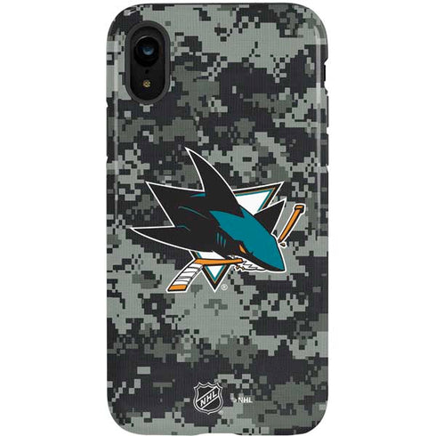 NHL San Jose Sharks Camo iPhone XR Pro Case