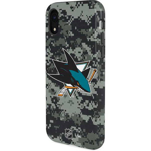 NHL San Jose Sharks Camo iPhone XR Pro Case