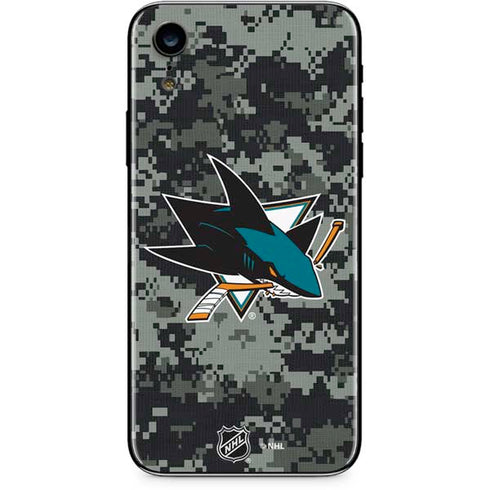 NHL San Jose Sharks Camo iPhone XR Skin