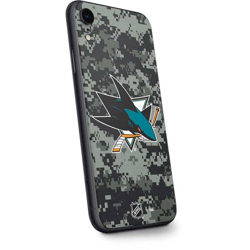 NHL San Jose Sharks Camo iPhone XR Skin