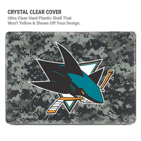 NHL San Jose Sharks Camo MacBook Air 15in (2023-2025) Case plus Skin