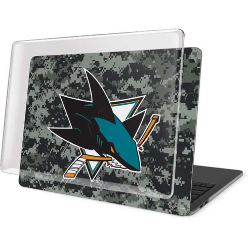 NHL San Jose Sharks Camo MacBook Pro 16in (2019-20) Case plus Skin