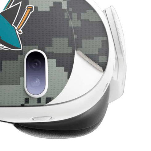 NHL San Jose Sharks Camo Meta Quest 3 Skin