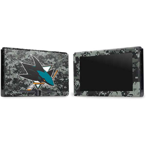 NHL San Jose Sharks Camo Nintendo Switch Bundle Skin