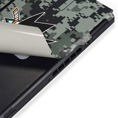 NHL San Jose Sharks Camo Nintendo Switch Bundle Skin