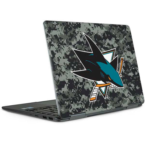 NHL San Jose Sharks Camo Notebook 9 Pro 13in (2017) Skin