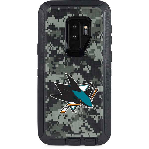NHL San Jose Sharks Camo Otterbox Defender Galaxy Skin